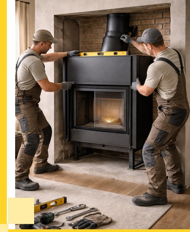 Установка каминных топок в Магадане под ключ от 18401 р. | ЭриданМгд