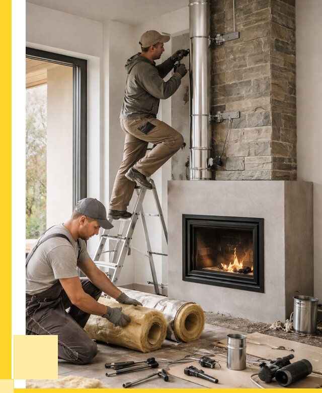 Монтаж дымоходов для каминов в Магадане от 15335 р. ЭриданМгд