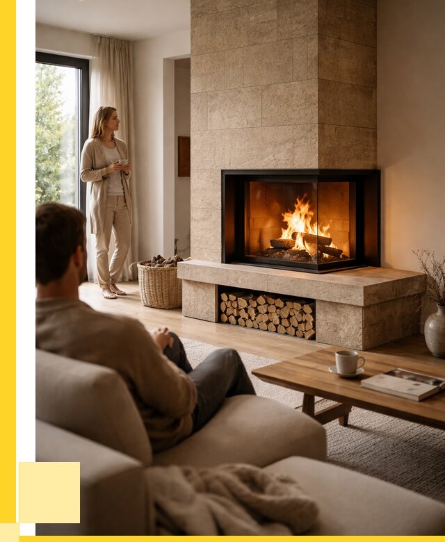 Угловые камины из кирпича установка в Магадане от 153345 р. ЭриданМгд