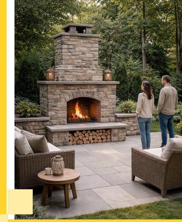 Уличные камины из кирпича в Магадане от 153345 р. | ЭриданМгд