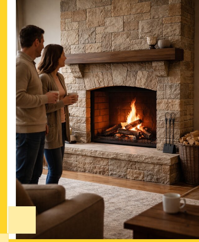 Каменные камины на заказ в Магадане от 184014 р. | ЭриданМгд