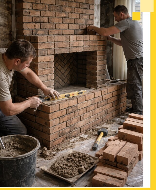 Изготовление и установка кирпичных каминов в Магадане