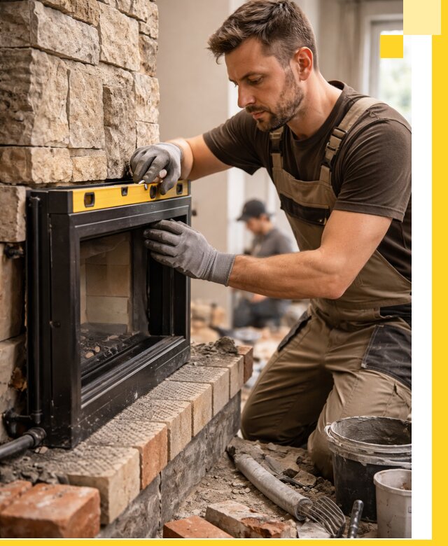 Дровяные камины под ключ в Магадане: монтаж, обустройство