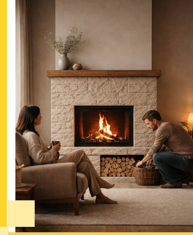 Камины для дома в Магадане под ключ от 153345 р. | ЭриданМгд