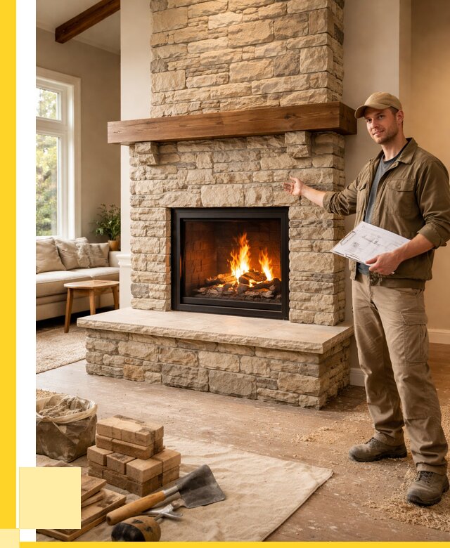 Камины под ключ в Магадане от 184014 р. | ЭриданМгд — установка