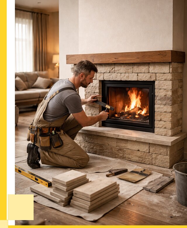 Строительство каминов в Магадане от 153345 р., ЭриданМгд - под ключ