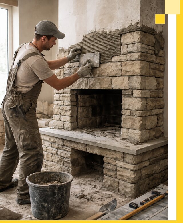 Строительство каминов под ключ в Магадане от проектирования до монтажа