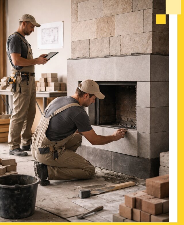 Индивидуальные проекты каминов и каминных систем в Магадане