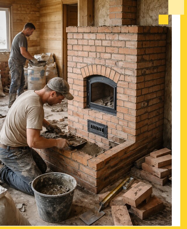 Профессиональное строительство печей в Магадане под ключ