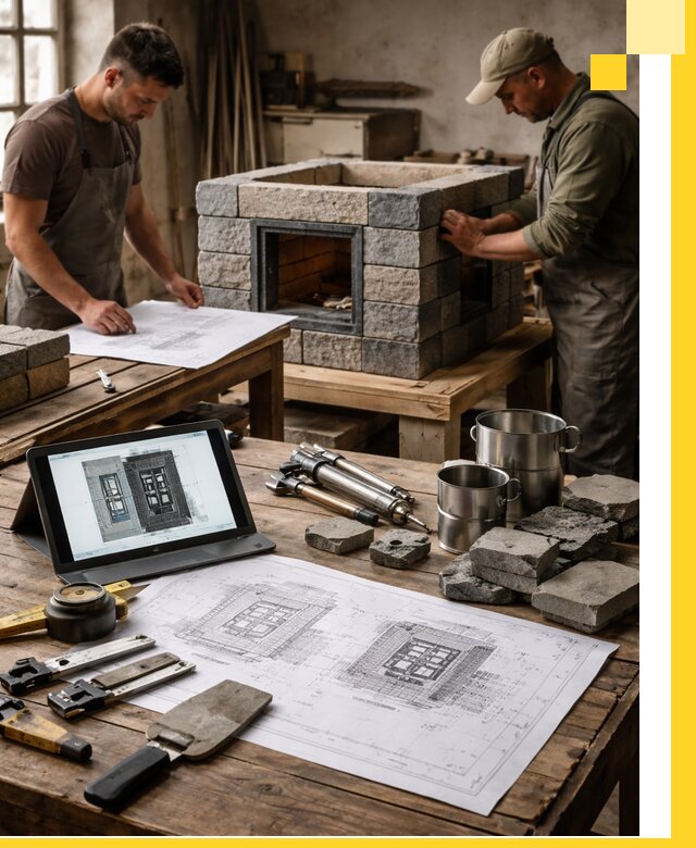 Разработка проектов печей с согласованием и монтажом в Магадане