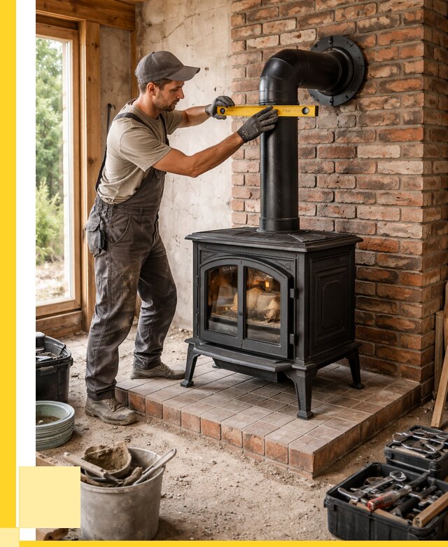 Монтаж печей установка банной печи в Магадане от 15335 р. | ЭриданМгд