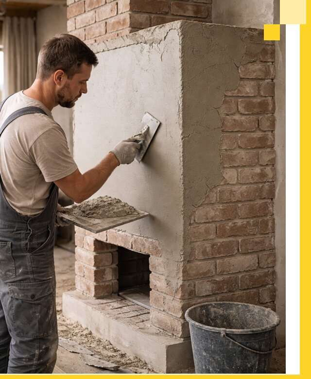 Отделка печей и облицовка каминов в Магадане под ключ