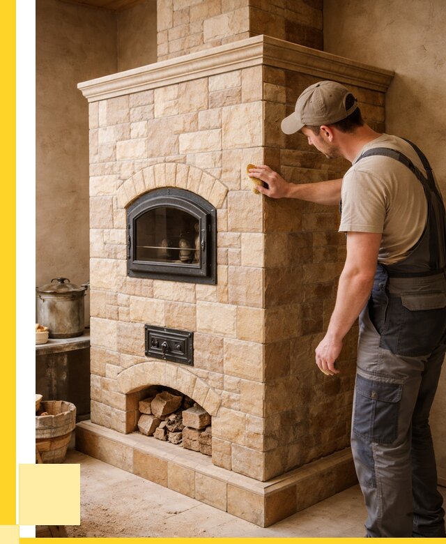 Облицовка печей в Магадане от 4600 р. под ключ | ЭриданМгд