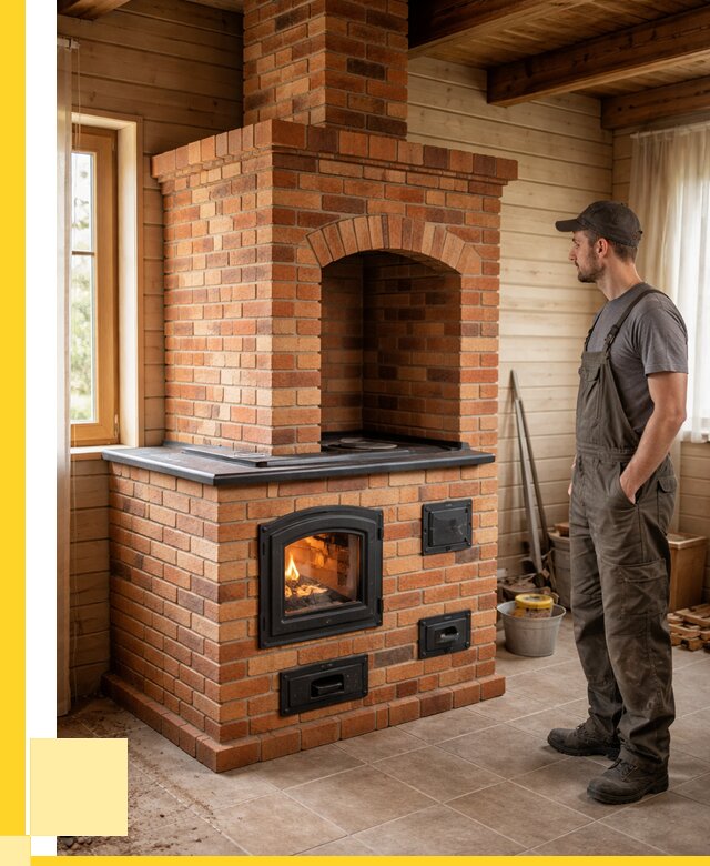 Кирпичные печи в Магадане: купить от 153345 р. | ЭриданМгд