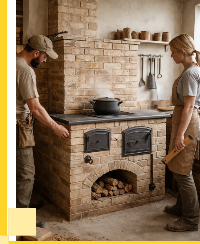 Варочно отопительные печи в Магадане от 92007 р. | ЭриданМгд