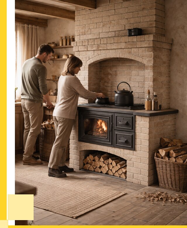 Печи с плитой в Магадане от 46004 р. | ЭриданМгд — кирпичная печь