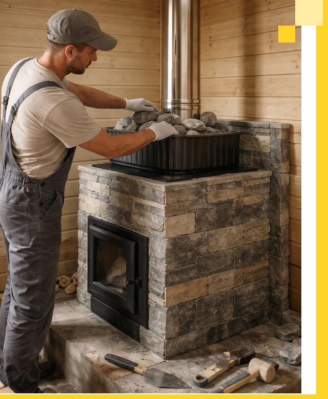 Печи для парной в Магадане, производство, монтаж и обслуживание