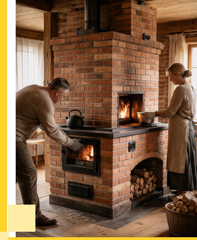 Печи для загородного дома под ключ в Магадане от 81784 р. | ЭриданМгд