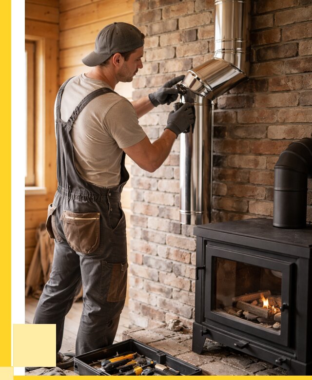 Монтаж дымоходов для печей в Магадане от 7667 р. | ЭриданМгд