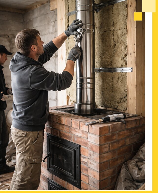 Изготовление и монтаж печей и дымоходов под ключ в Магадане