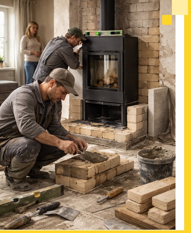 Печи и камины под ключ: проект, установка в Магадане