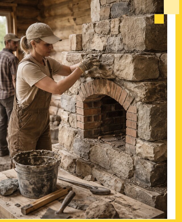 Каменные печи на заказ и монтаж в Магадане, долговечные решения