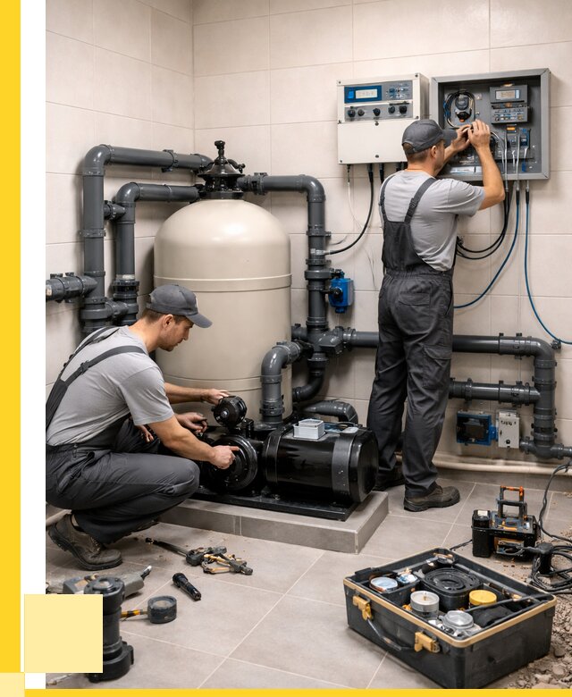 Монтаж оборудования для бассейнов в Магадане от 40892 р. | ЭриданМгд