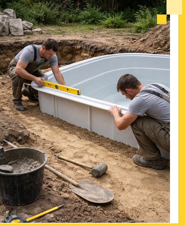 Производство и установка пластиковых бассейнов в Магадане под ключ