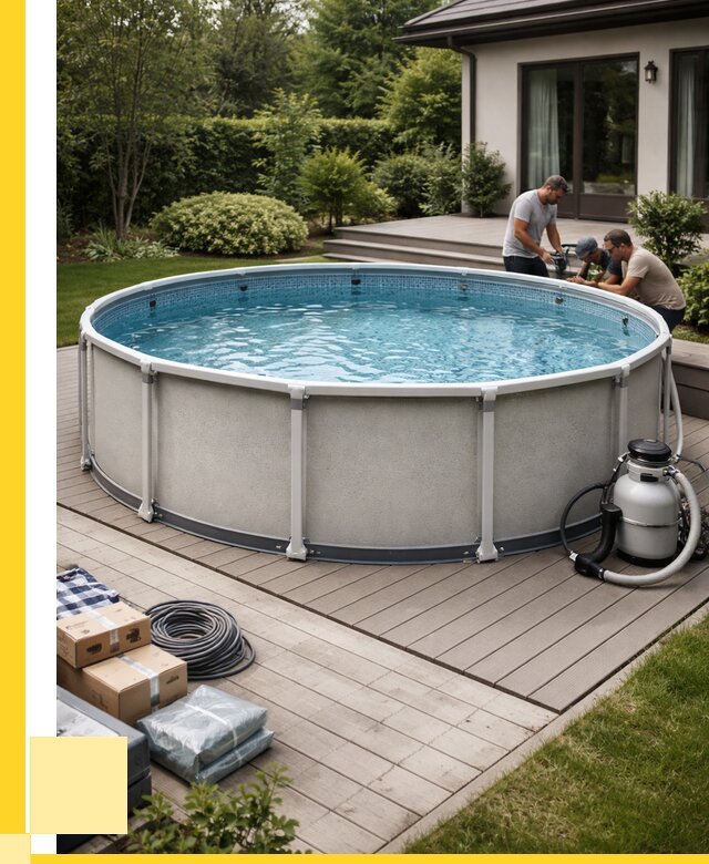 Купить каркасные бассейны в Магадане от 46004 р. | ЭриданМгд