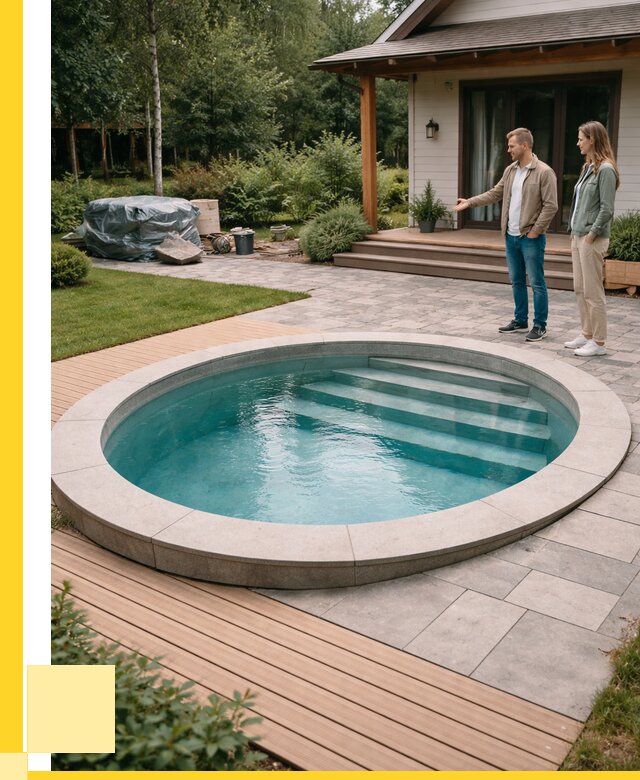 Бассейн на даче под ключ в Магадане от 204460 р., ЭриданМгд