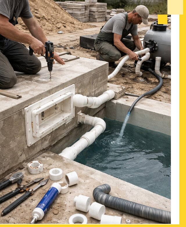 Строительство скиммерных бассейнов под ключ в Магадане