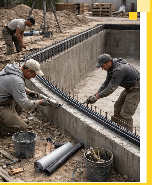 Качественный монтаж чаши бассейна в Магадане под ключ с гарантией