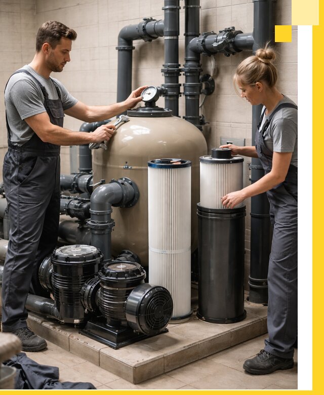 Фильтры и системы фильтрации для бассейнов в Магадане