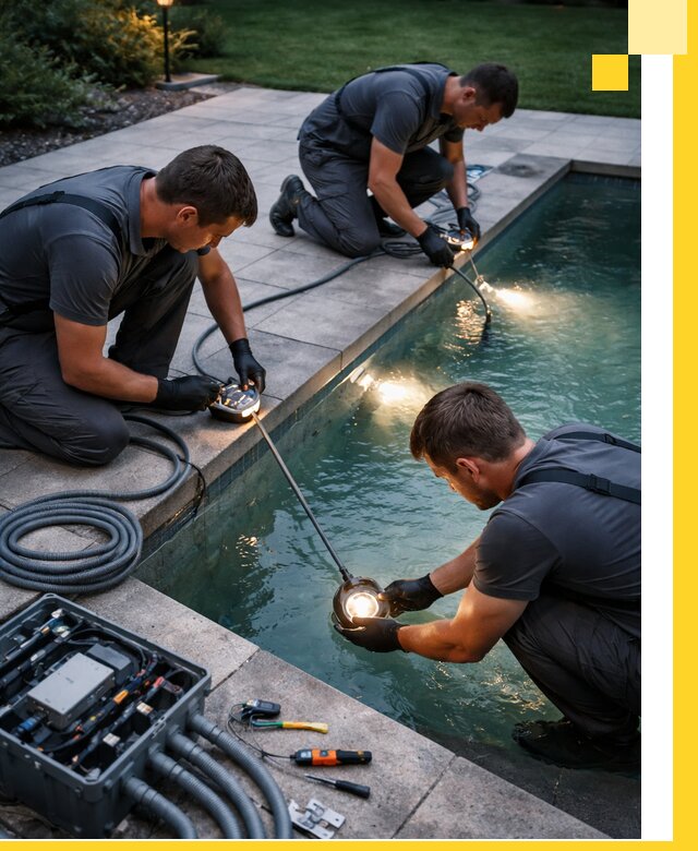 Профессиональное освещение бассейнов в Магадане: дизайн и монтаж