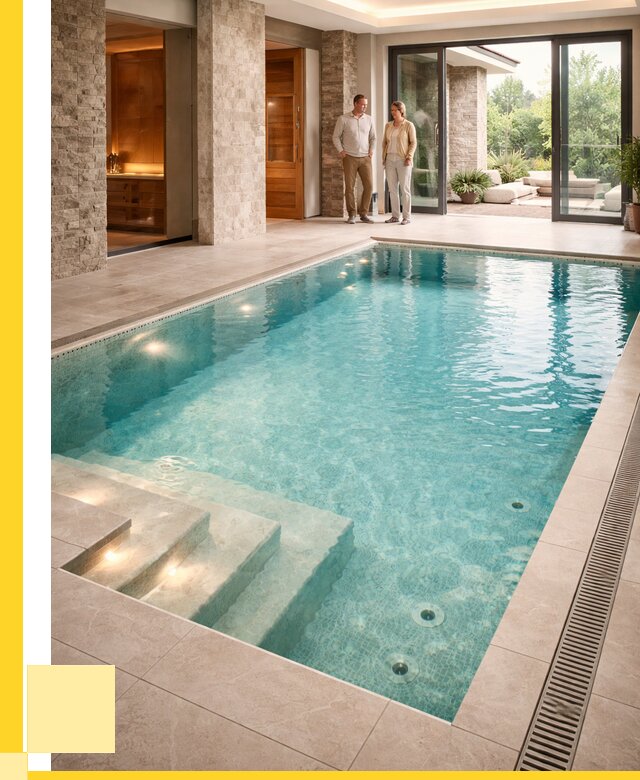 Бассейн во дворе в Магадане: проект, отделка от 1226760 р. | ЭриданМгд