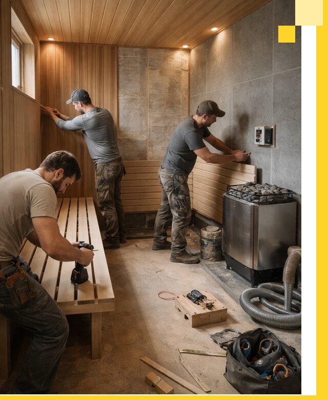 Сауны под ключ в Магадане, проектирование, строительство, отделка