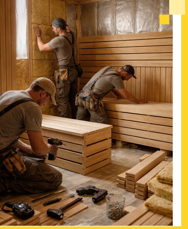 Профессиональное строительство саун под ключ в Магадане