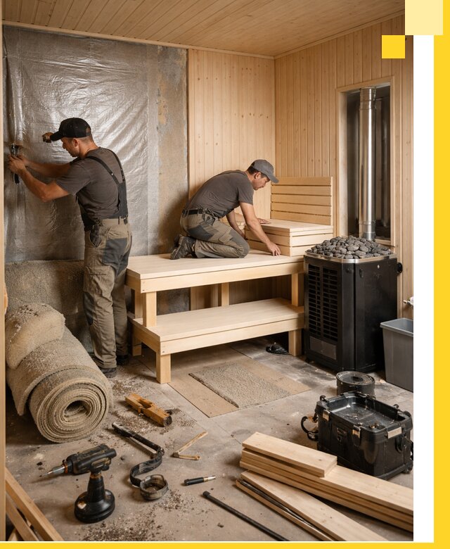 Проекты саун под ключ в Магадане дизайн и строительство