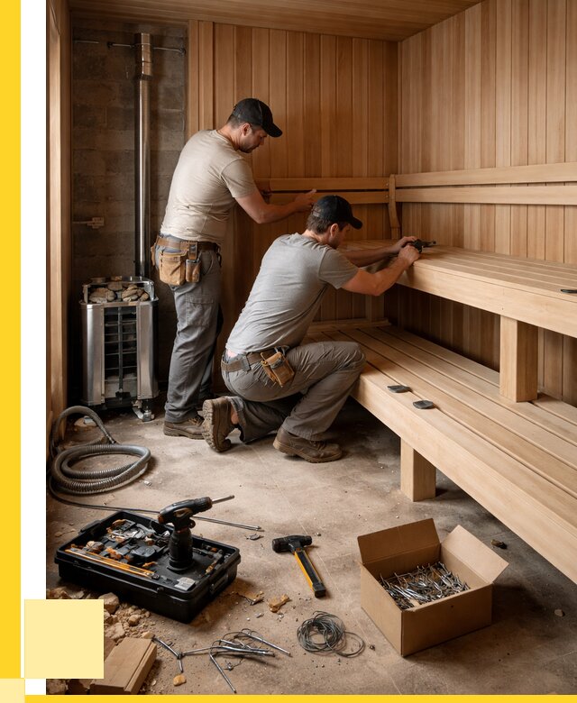 Монтаж саун под ключ в Магадане от 122676 р. | ЭриданМгд