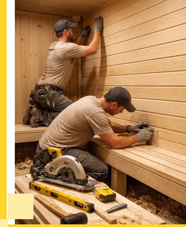 Обшивка саун вагонкой в Магадане от 2556 р. | ЭриданМгд