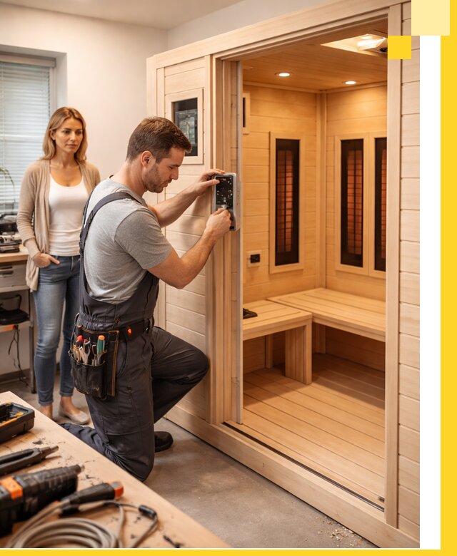 Инфракрасные сауны под ключ в Магадане продажа и установка