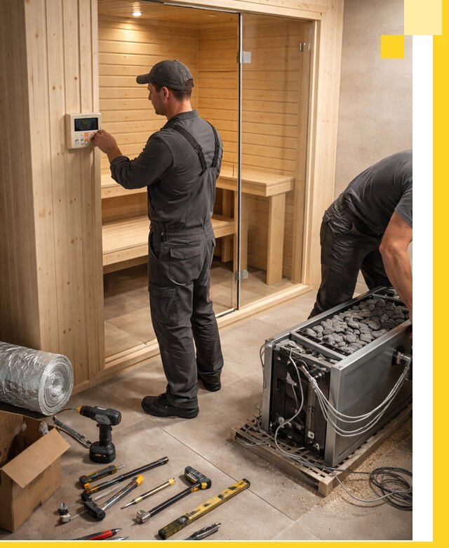 Поставка, установка и монтаж электрических саун в Магадане