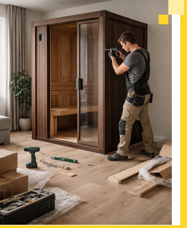 Установка и производство мини саун под ключ в Магадане