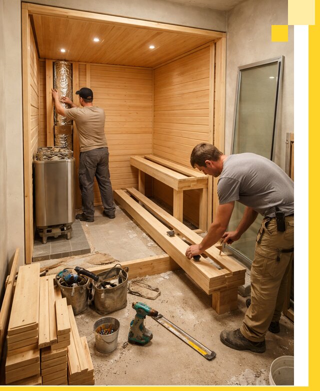 Проектирование и установка домашних саун под ключ в Магадане