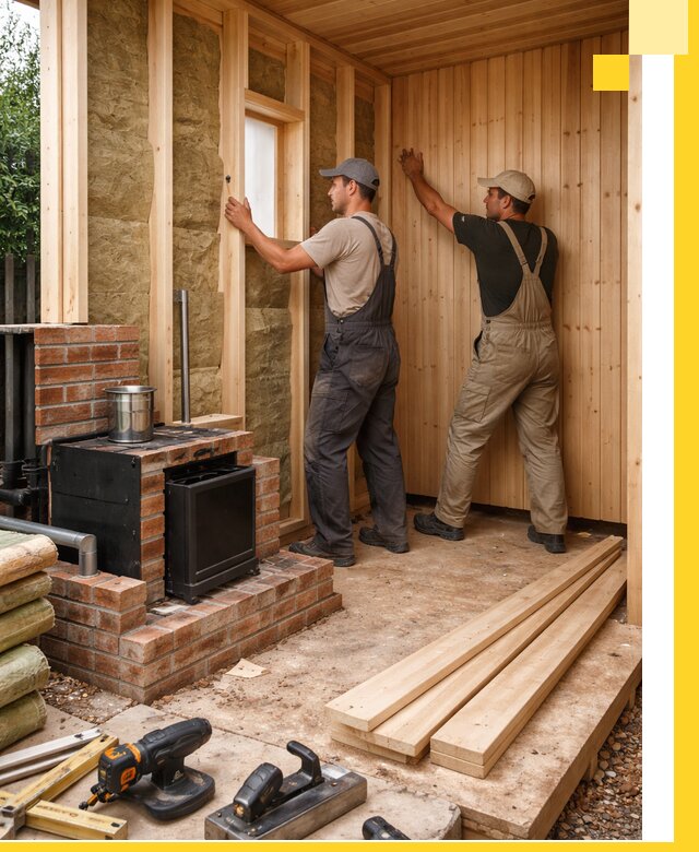 Строительство и установка дачных саун под ключ в Магадане