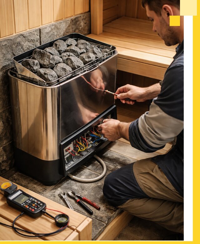 Продажа и установка электрокаменок для саун в Магадане