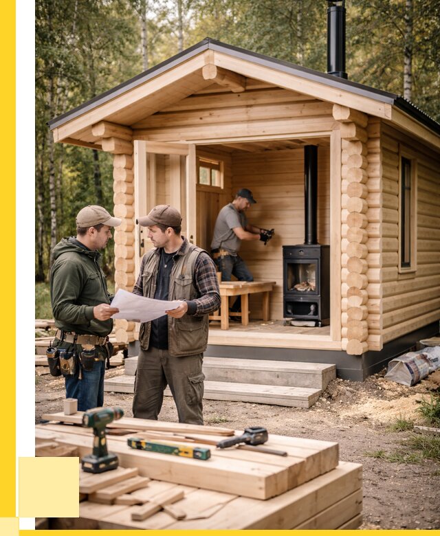 Монтаж бань под ключ в Магадане — от 204460 р. | ЭриданМгд