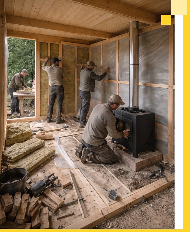 Профессиональный монтаж бань под ключ в Магадане для дома