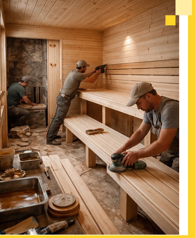 Профессиональная отделка бань в Магадане под ключ, с гарантией