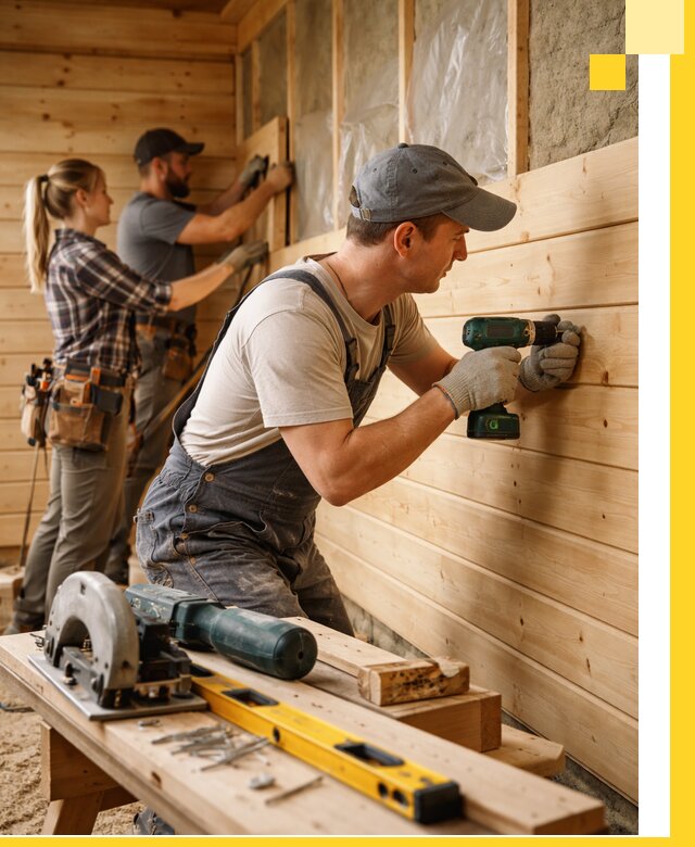 Обшивка бань под ключ в Магадане: отделка стен и потолков